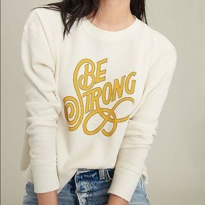 Anthropologie Be Strong Thermal